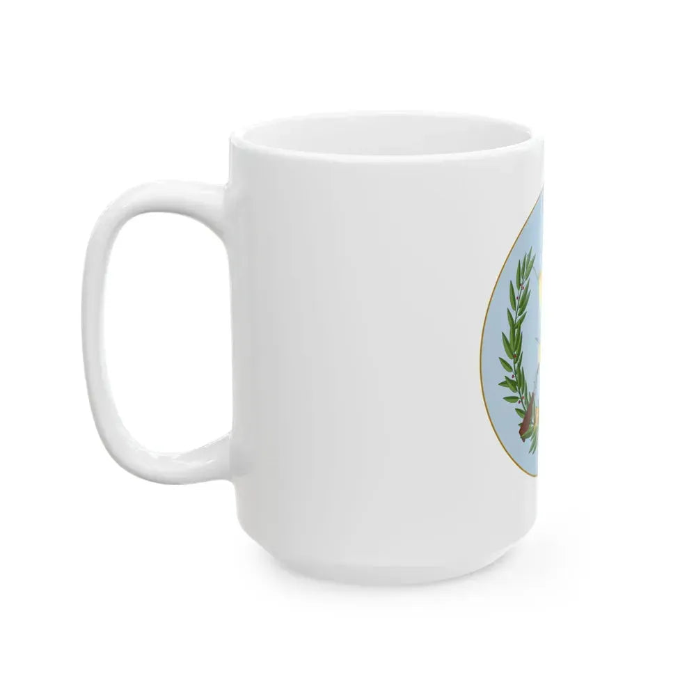 Coat of arms of Guatemala 2 - White Coffee Mug - Go Mug Yourself