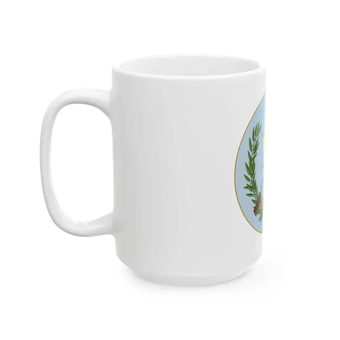 Coat of arms of Guatemala 2 - White Coffee Mug - Go Mug Yourself