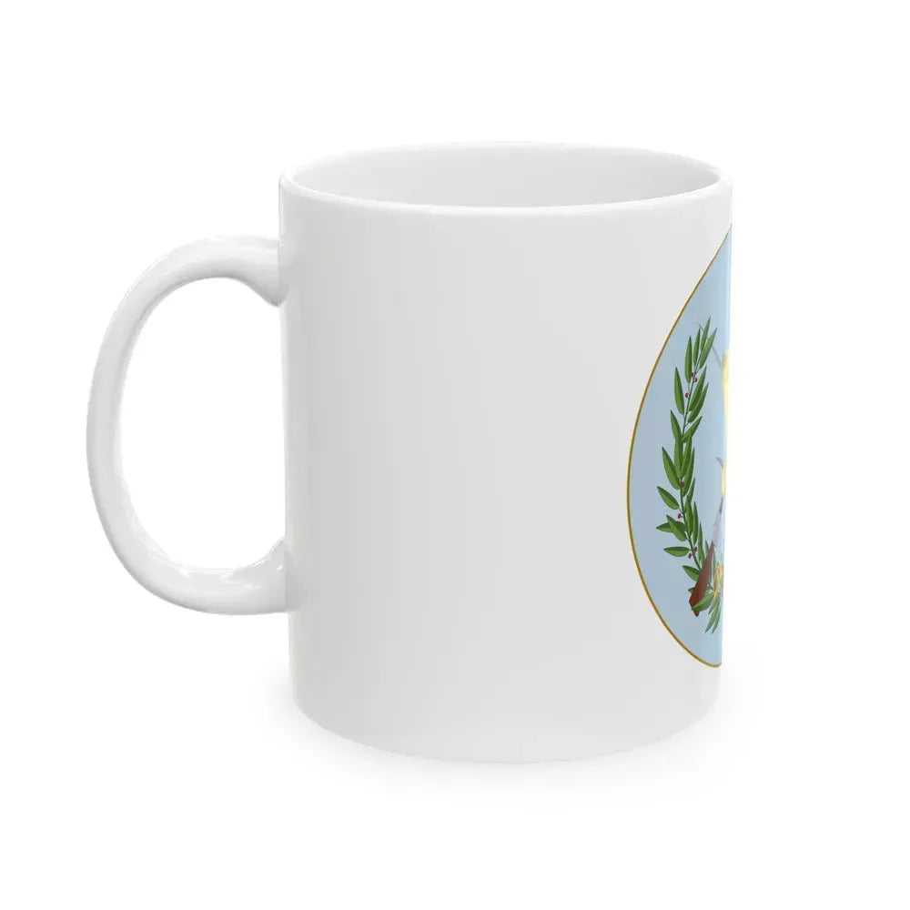 Coat of arms of Guatemala 2 - White Coffee Mug - Go Mug Yourself