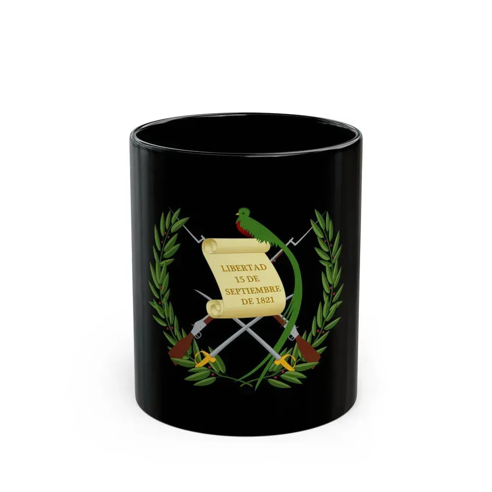 Coat of arms of Guatemala - Black Coffee Mug 11oz - Go Mug Yourself