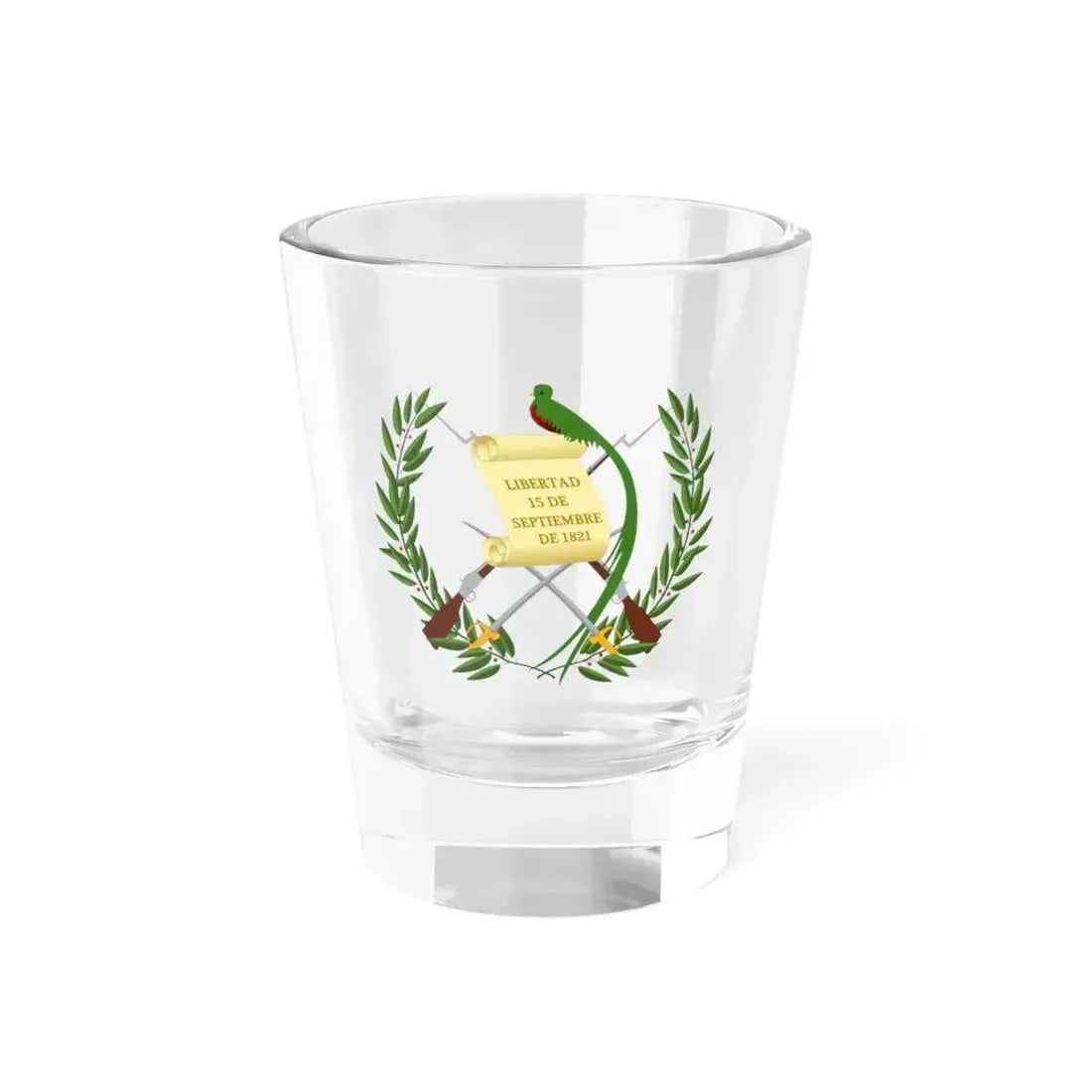 Coat of arms of Guatemala - Shot Glass 1.5oz 1.5oz - Go Mug Yourself