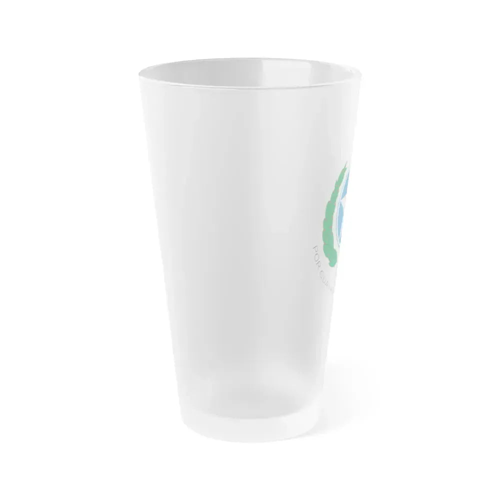 Coat of Arms of Guayaquil - Frosted Pint Glass 16oz - Go Mug Yourself