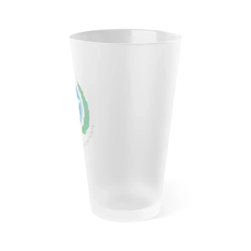 Coat of Arms of Guayaquil - Frosted Pint Glass 16oz - Go Mug Yourself