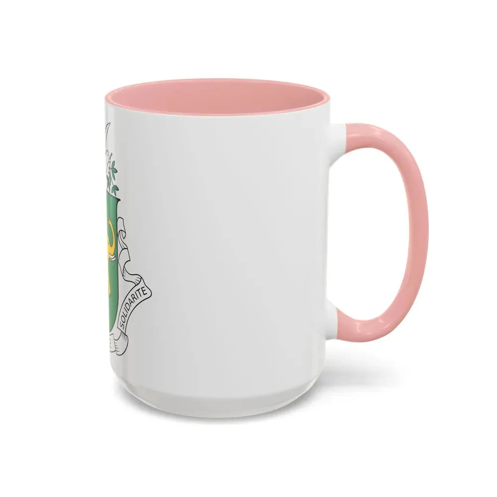 Coat of arms of Guinea 1958-1984 - Accent Coffee Mug - Go Mug Yourself