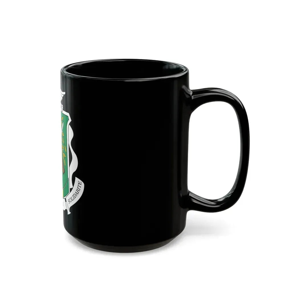 Coat of arms of Guinea 1984-1992 - Black Coffee Mug - Go Mug Yourself