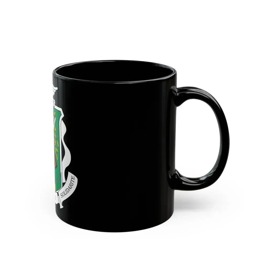 Coat of arms of Guinea 1984-1992 - Black Coffee Mug - Go Mug Yourself