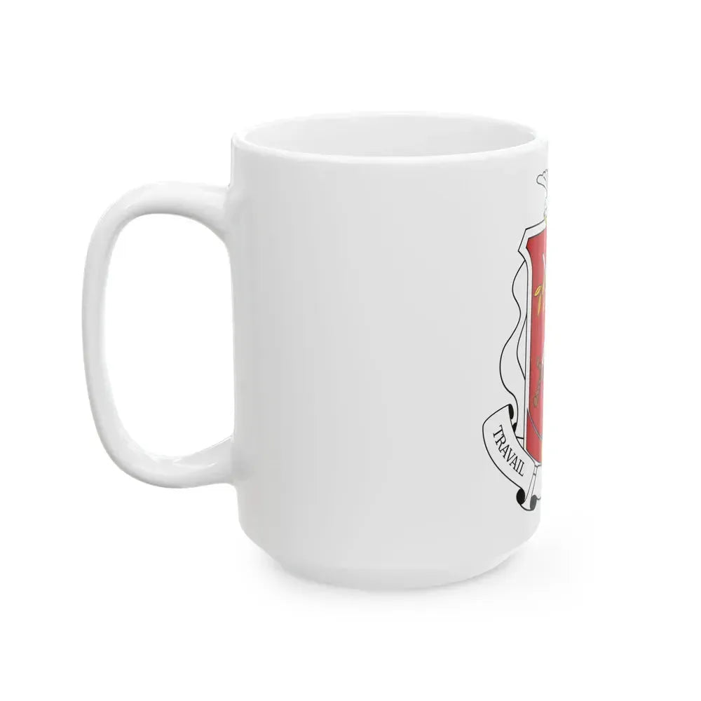 Coat of arms of Guinea 1984-1992 - White Coffee Mug - Go Mug Yourself