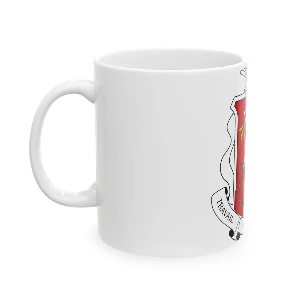 Coat of arms of Guinea 1984-1992 - White Coffee Mug - Go Mug Yourself
