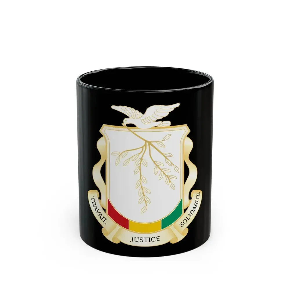 Coat of Arms of Guinea - Black Coffee Mug 11oz - Go Mug Yourself