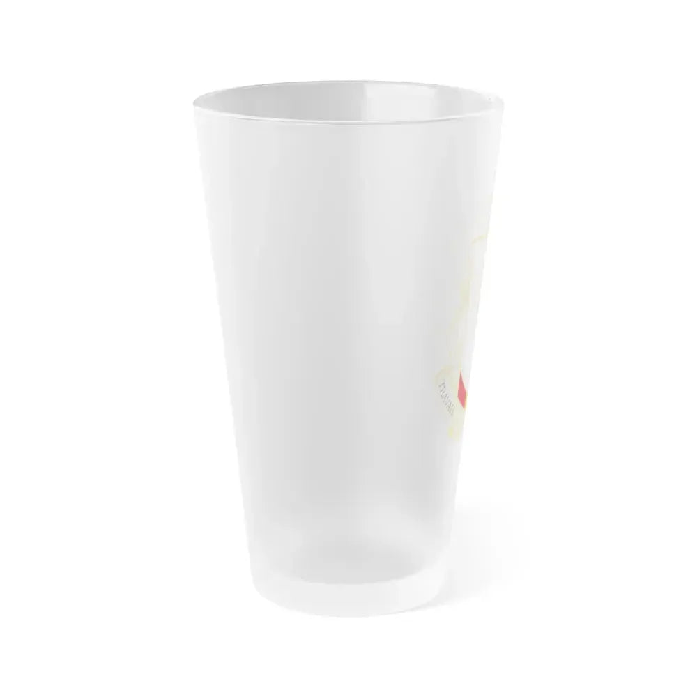 Coat of Arms of Guinea - Frosted Pint Glass 16oz - Go Mug Yourself
