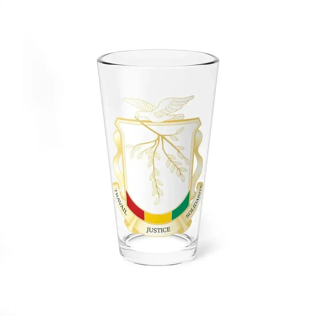 Coat of Arms of Guinea - Pint Glass 16oz 16oz - Go Mug Yourself