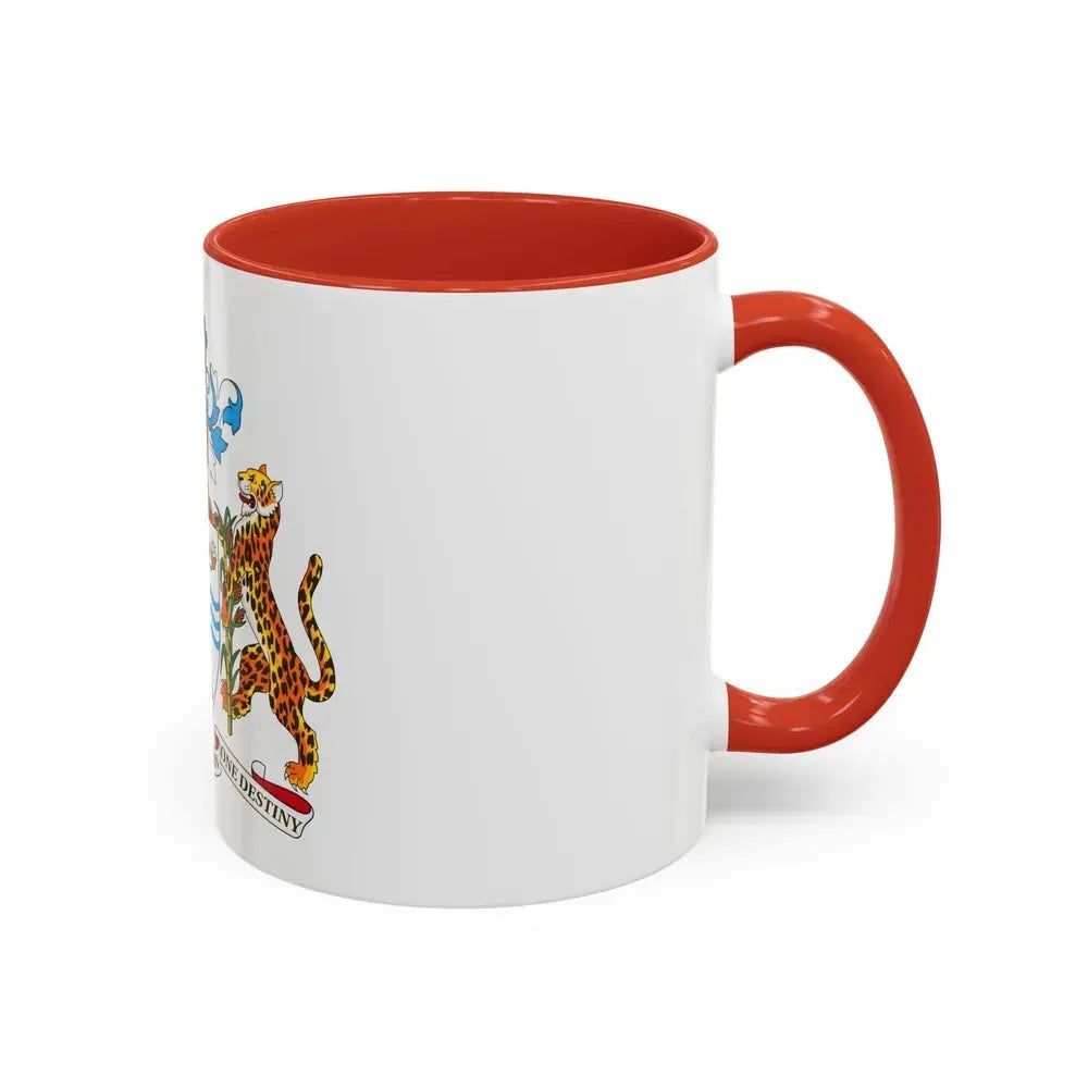 Coat of arms of Guyana - Accent Coffee Mug - Go Mug Yourself