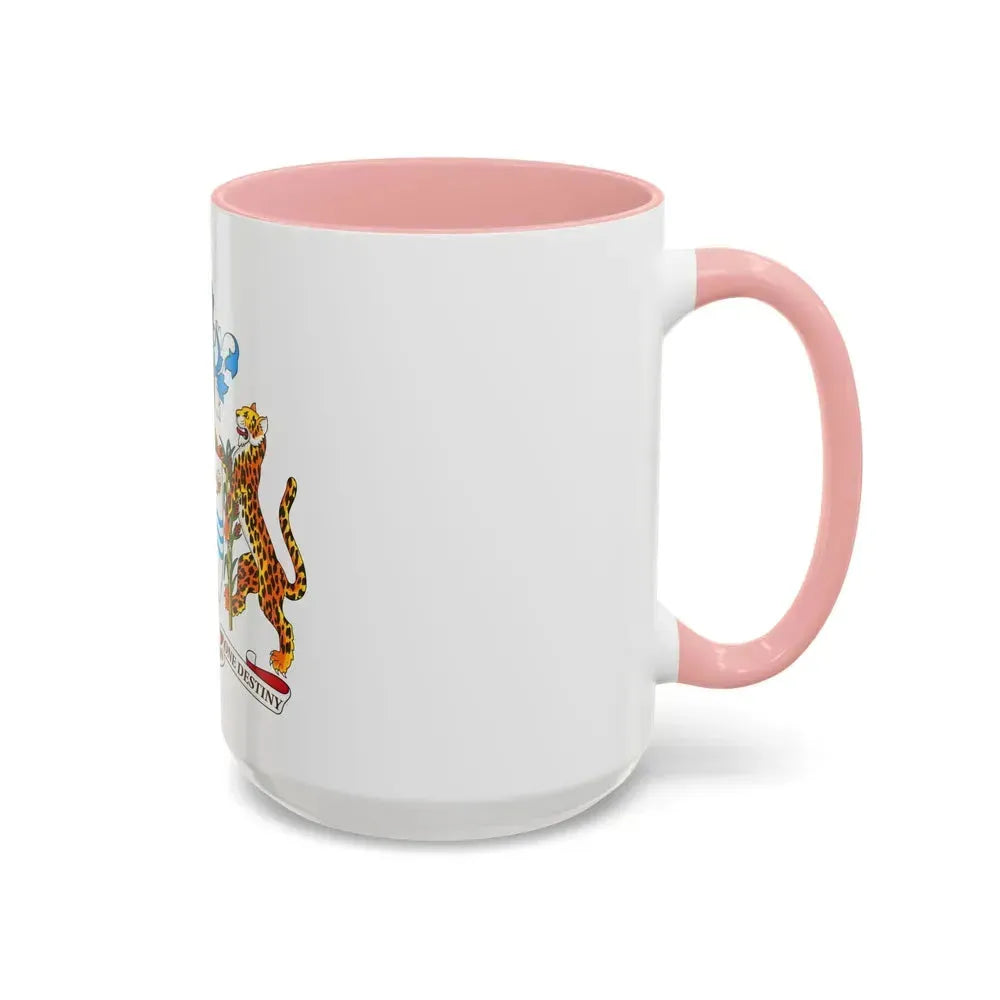 Coat of arms of Guyana - Accent Coffee Mug - Go Mug Yourself