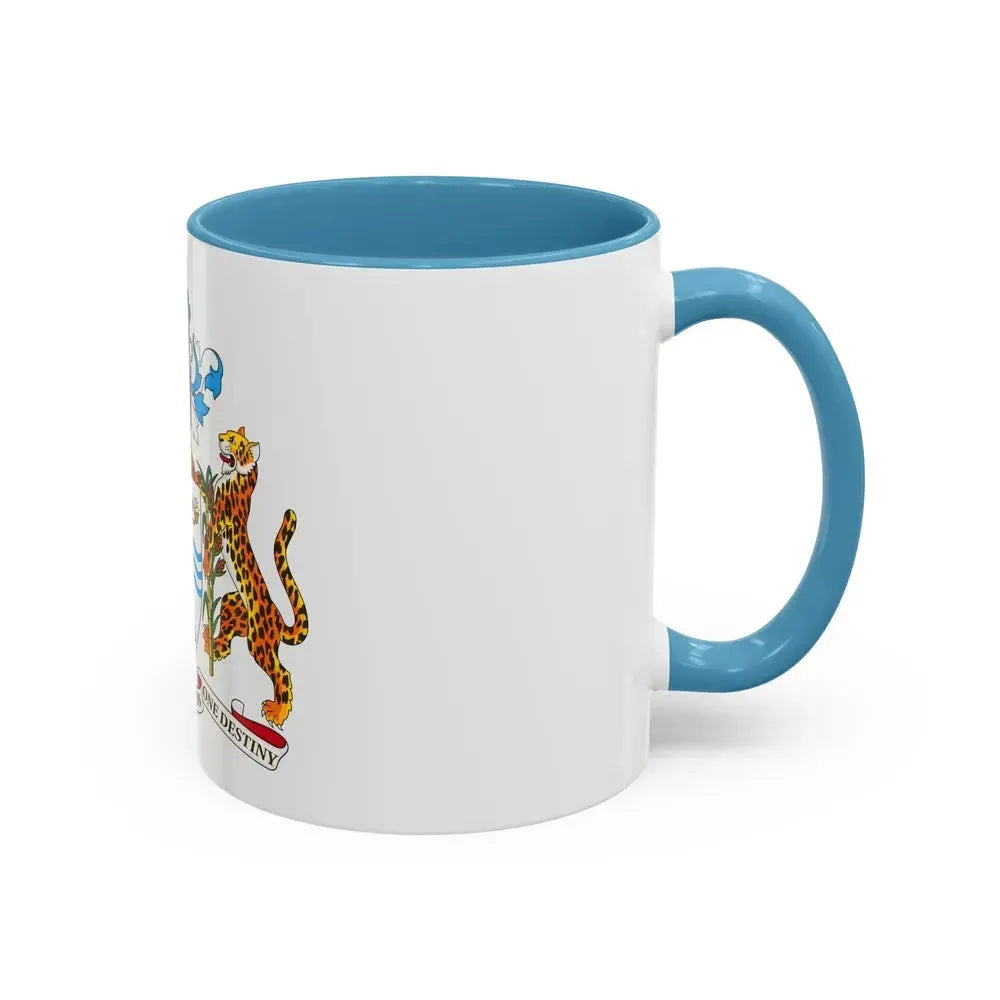 Coat of arms of Guyana - Accent Coffee Mug - Go Mug Yourself