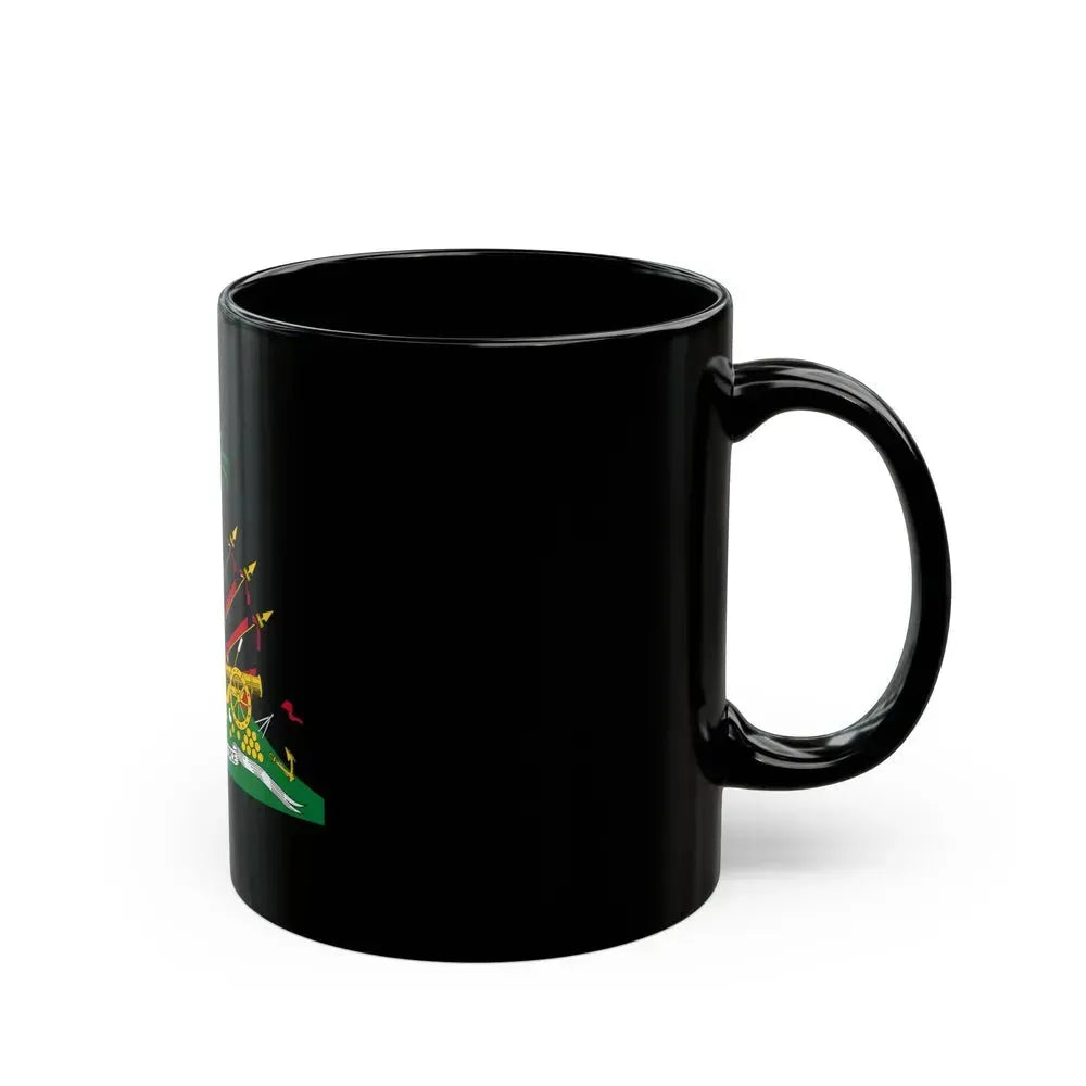 Coat of arms of Haiti (1964-1986) - Black Coffee Mug - Go Mug Yourself