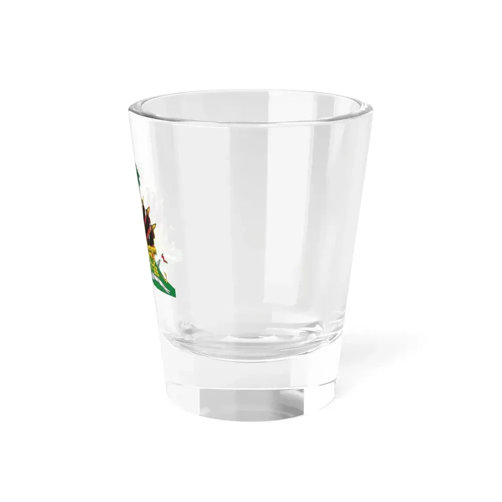 Coat of arms of Haiti (1964-1986) - Shot Glass 1.5oz - Go Mug Yourself
