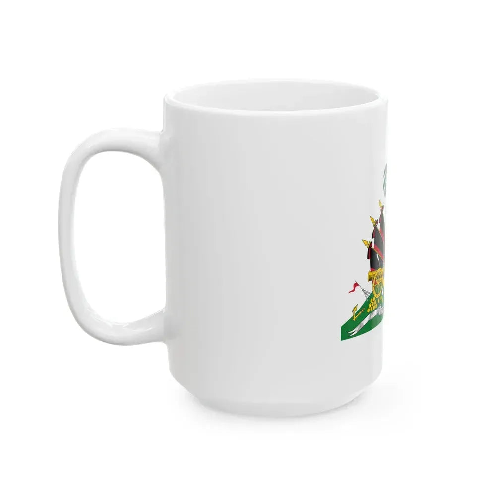 Coat of arms of Haiti (1964-1986) - White Coffee Mug - Go Mug Yourself