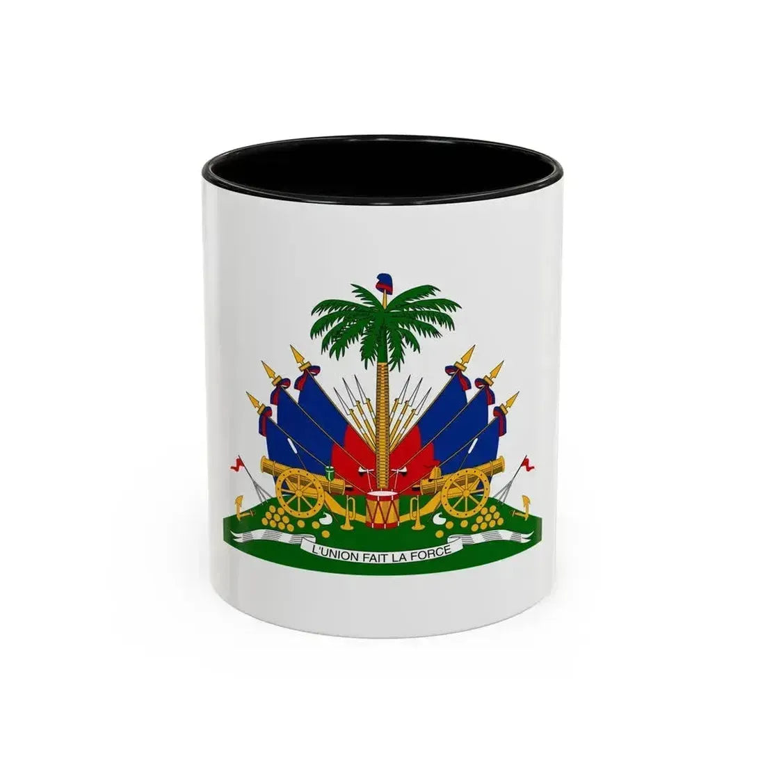 Coat of arms of Haiti - Accent Coffee Mug 11oz Black - Go Mug Yourself