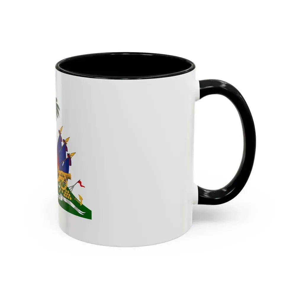 Coat of arms of Haiti - Accent Coffee Mug - Go Mug Yourself