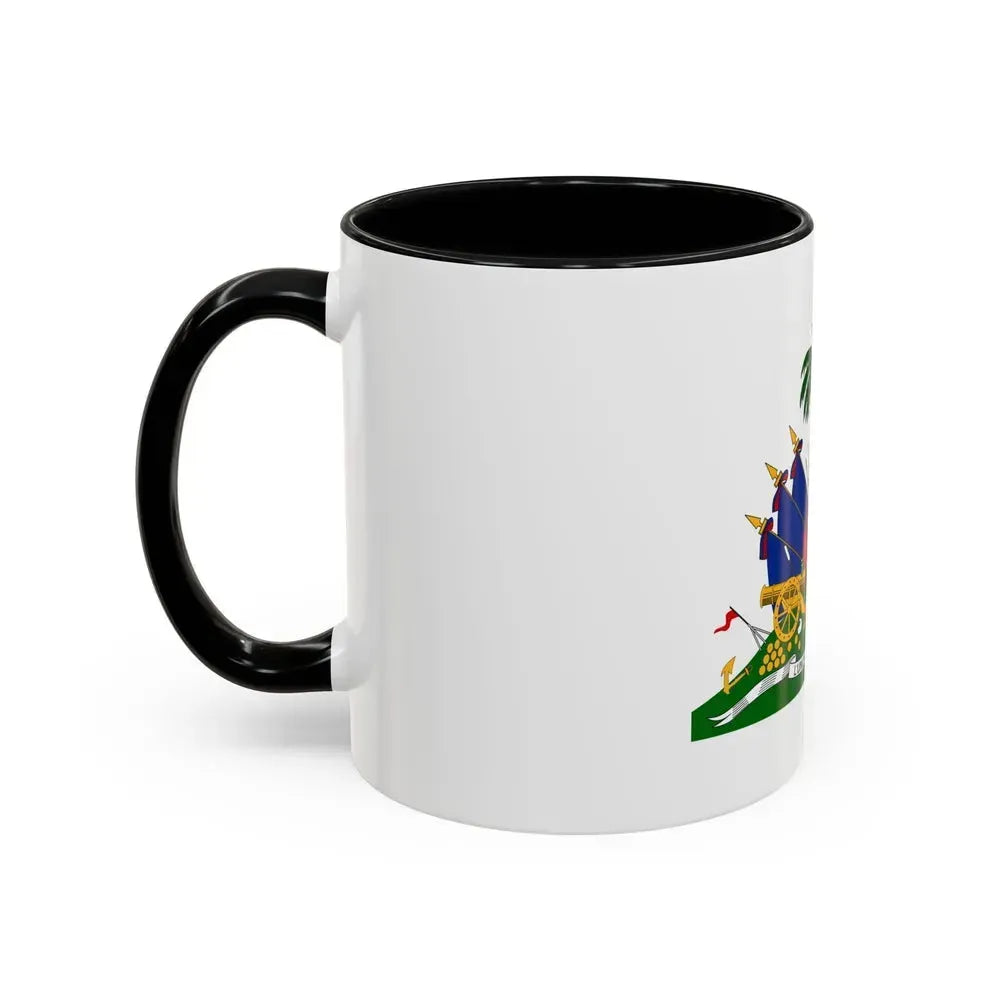 Coat of arms of Haiti - Accent Coffee Mug - Go Mug Yourself