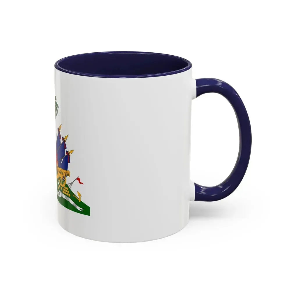 Coat of arms of Haiti - Accent Coffee Mug - Go Mug Yourself