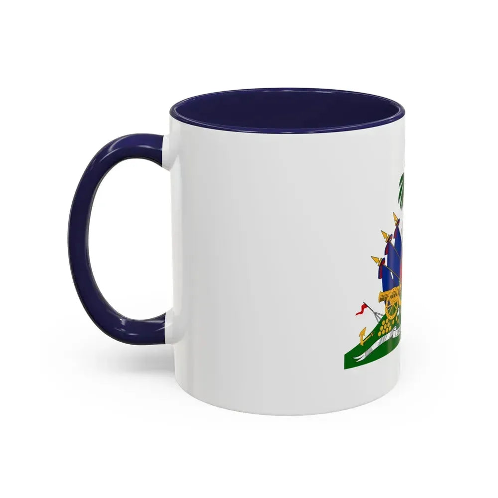 Coat of arms of Haiti - Accent Coffee Mug - Go Mug Yourself