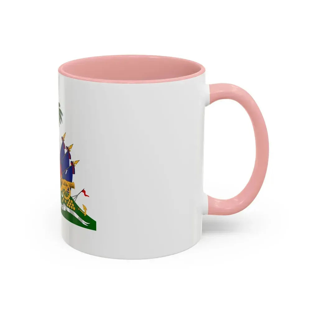 Coat of arms of Haiti - Accent Coffee Mug - Go Mug Yourself
