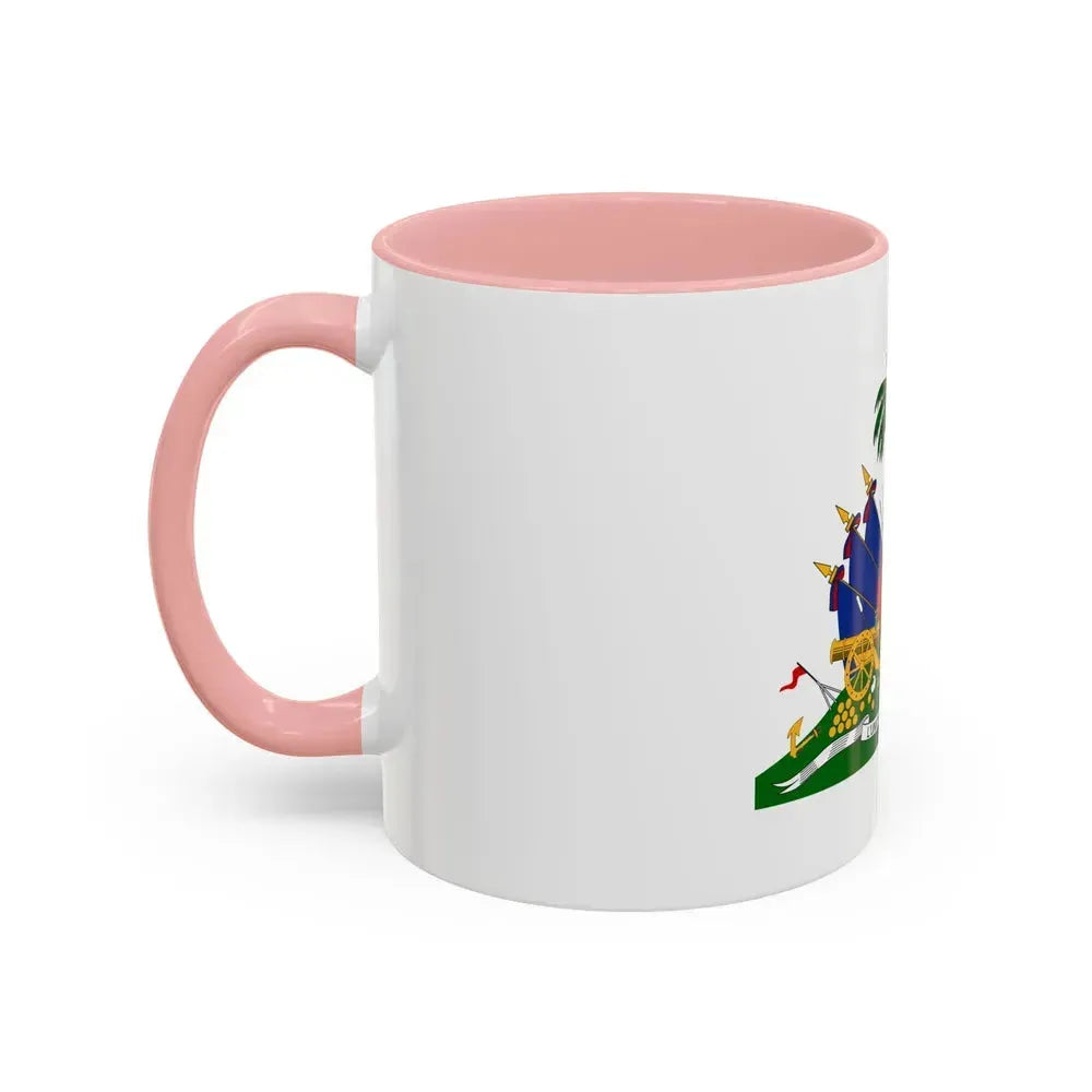 Coat of arms of Haiti - Accent Coffee Mug - Go Mug Yourself