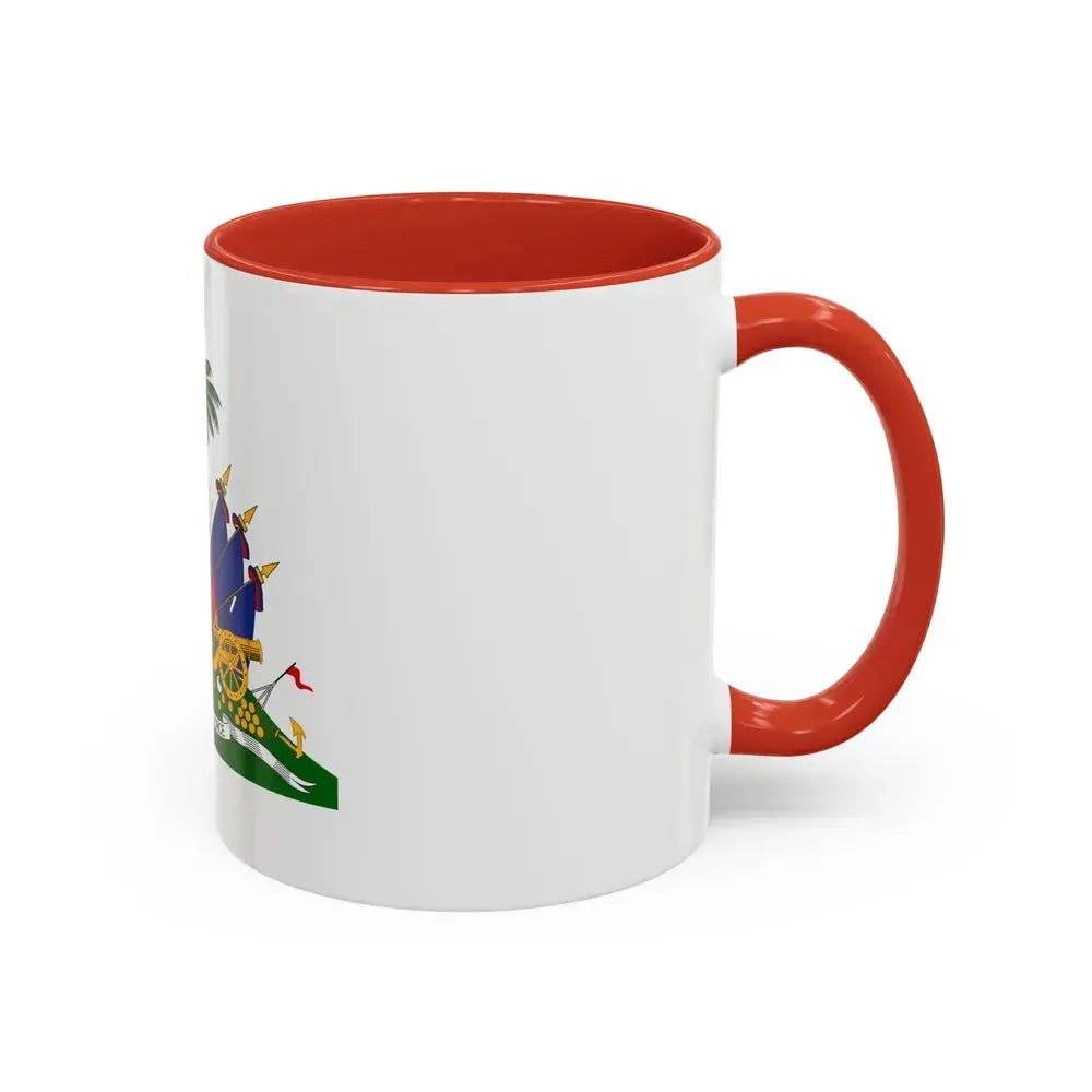 Coat of arms of Haiti - Accent Coffee Mug - Go Mug Yourself