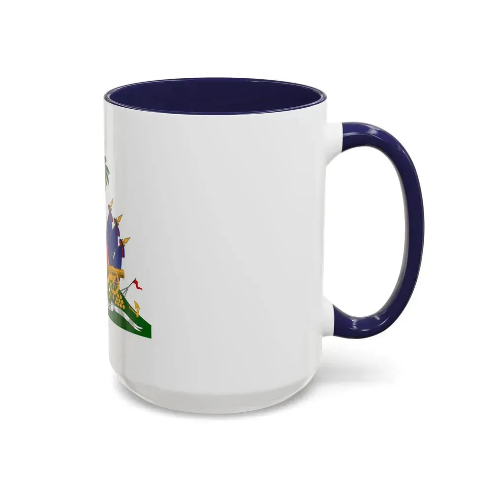 Coat of arms of Haiti - Accent Coffee Mug - Go Mug Yourself