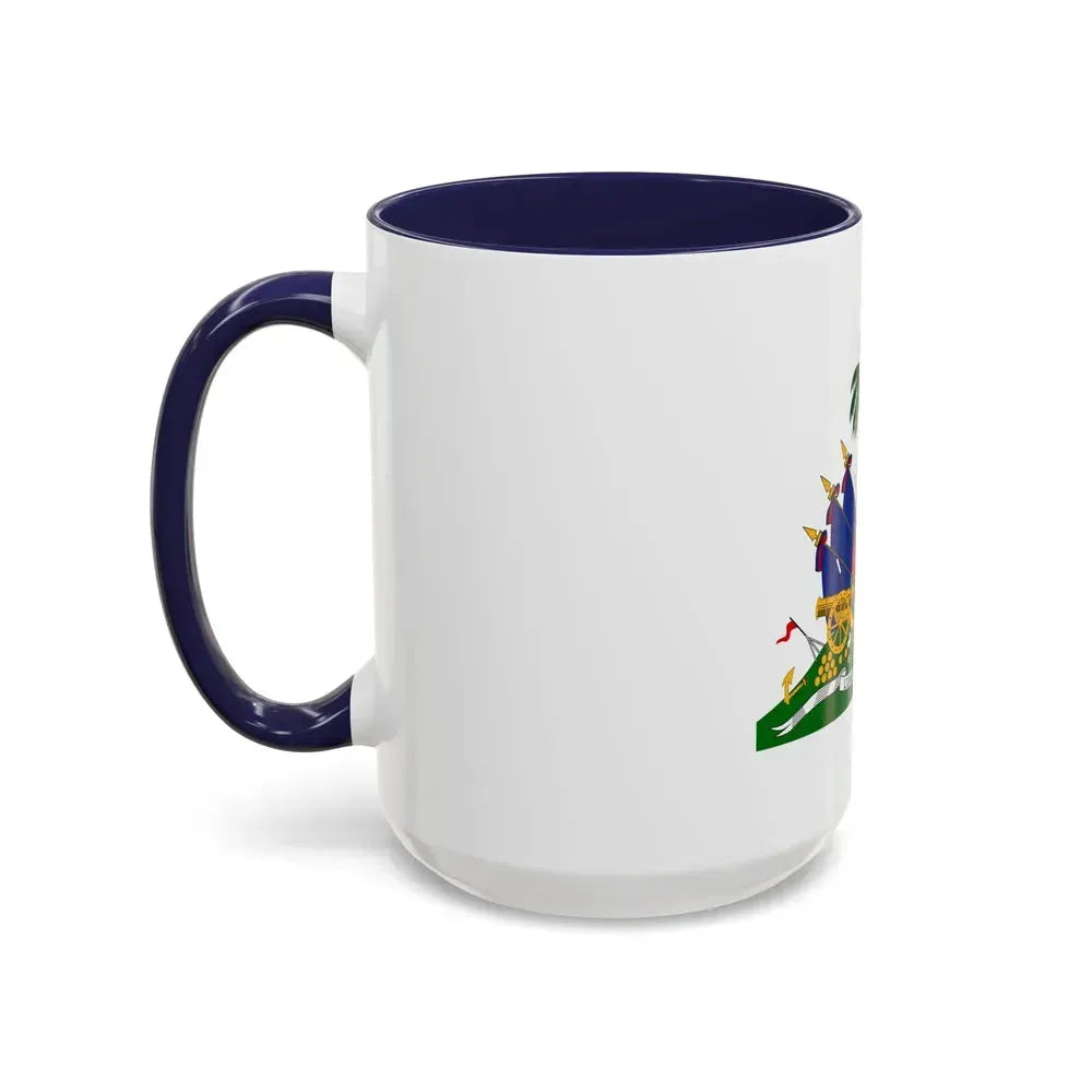 Coat of arms of Haiti - Accent Coffee Mug - Go Mug Yourself