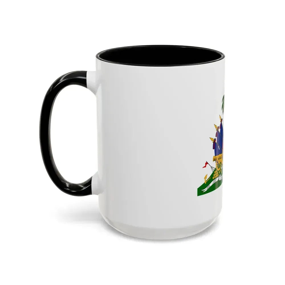Coat of arms of Haiti - Accent Coffee Mug - Go Mug Yourself