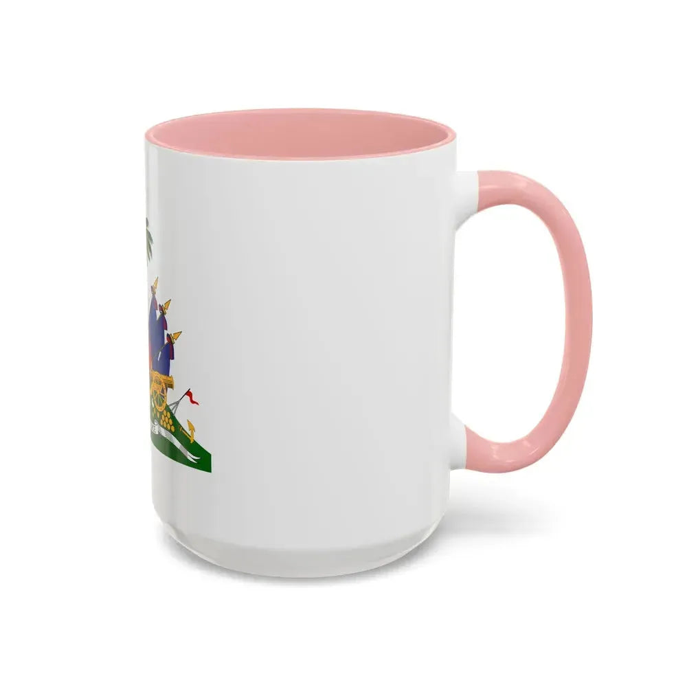 Coat of arms of Haiti - Accent Coffee Mug - Go Mug Yourself