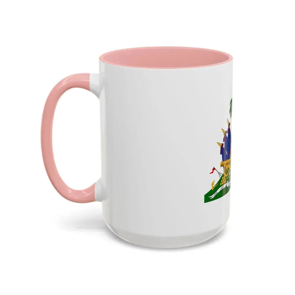Coat of arms of Haiti - Accent Coffee Mug - Go Mug Yourself