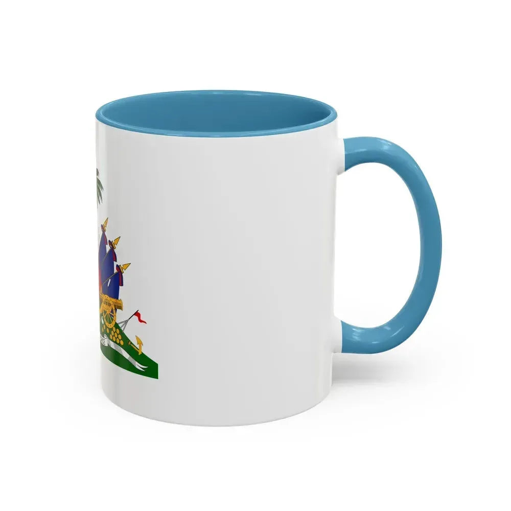 Coat of arms of Haiti - Accent Coffee Mug - Go Mug Yourself