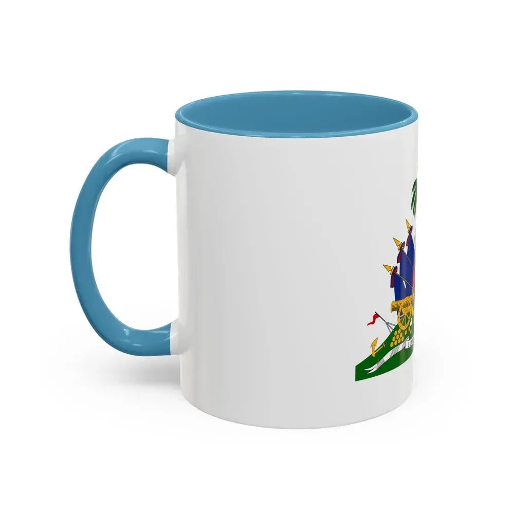Coat of arms of Haiti - Accent Coffee Mug - Go Mug Yourself