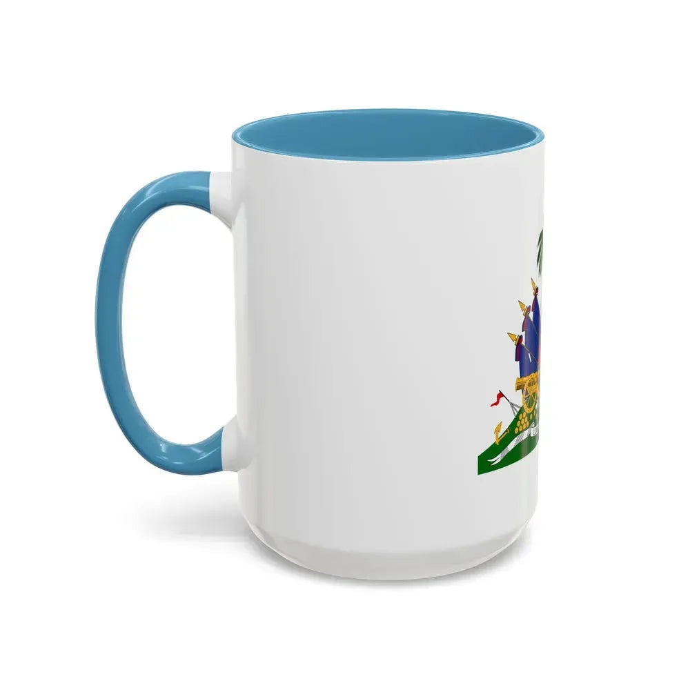 Coat of arms of Haiti - Accent Coffee Mug - Go Mug Yourself