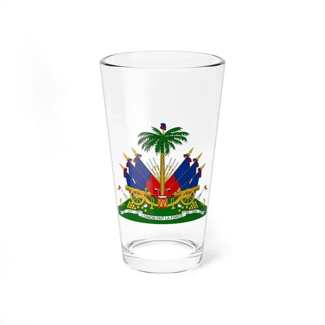 Coat of arms of Haiti - Pint Glass 16oz 16oz - Go Mug Yourself