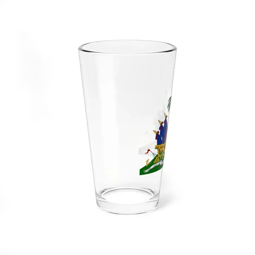 Coat of arms of Haiti - Pint Glass 16oz - Go Mug Yourself