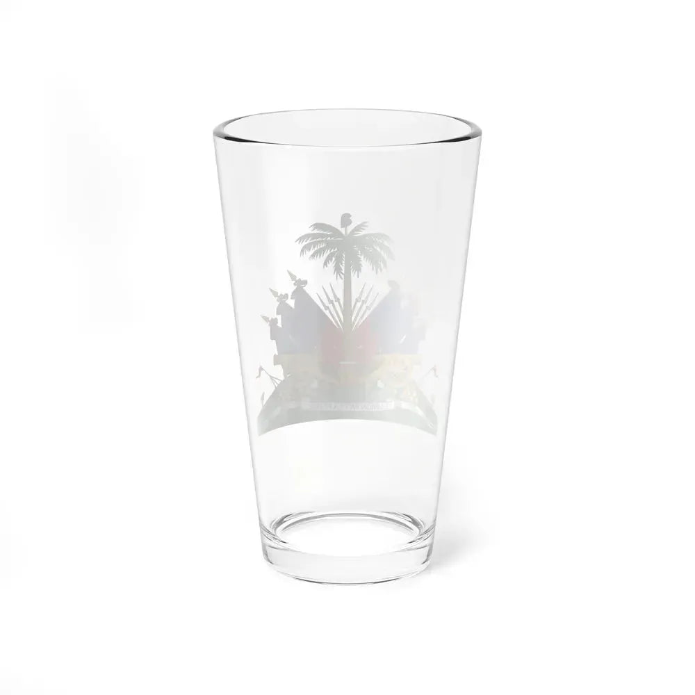 Coat of arms of Haiti - Pint Glass 16oz - Go Mug Yourself