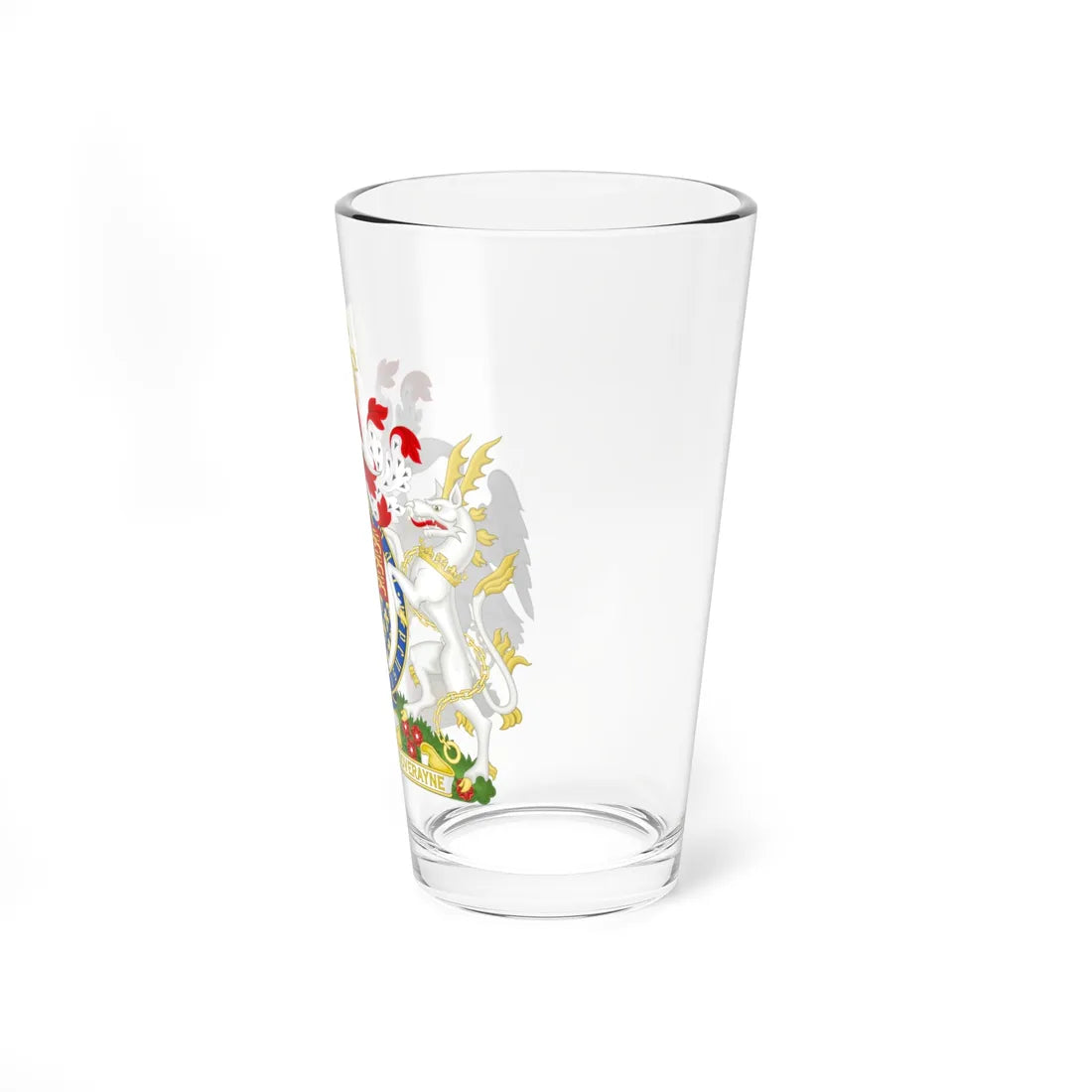 Coat of Arms of Henry IV of England 1399-1406 Variant Motto 2 (England) (Coat of Arms) Pint Glass 16oz - Go Mug Yourself