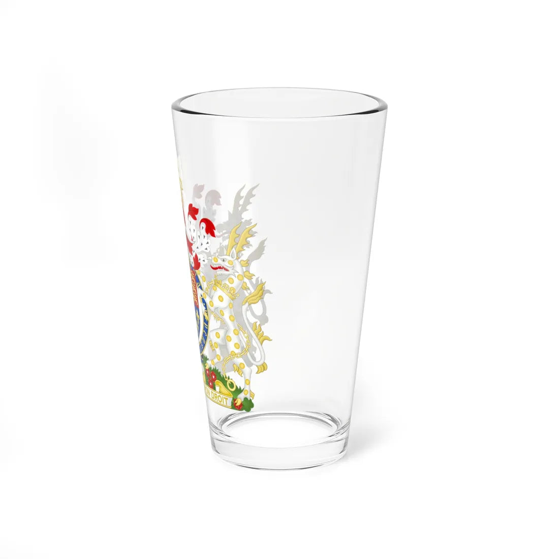 Coat of Arms of Henry VI of England 1422-1471 Variant Motto 1 (England) (Coat of Arms) Pint Glass 16oz - Go Mug Yourself