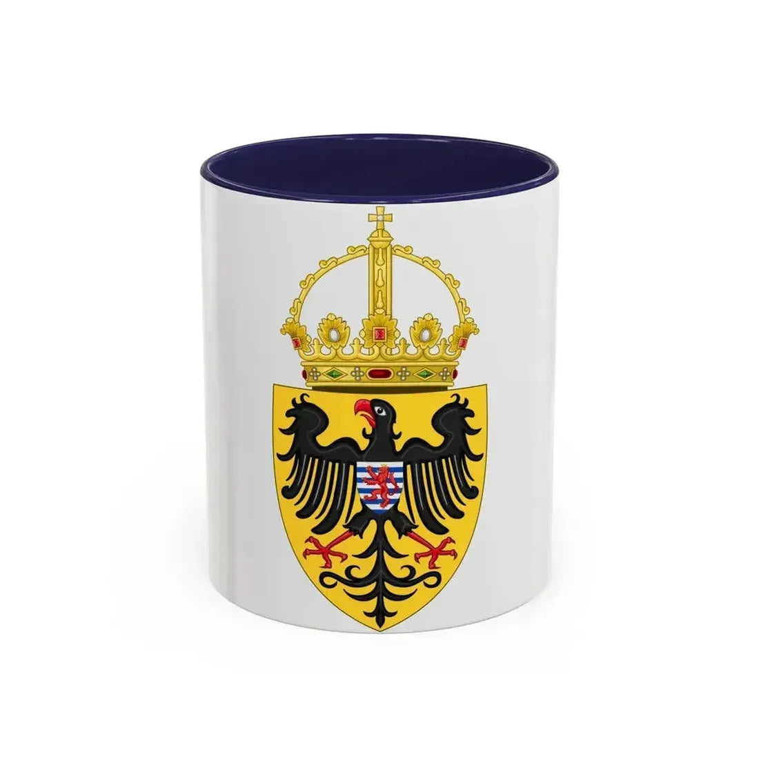 Coat of arms of Henry VII, Holy Roman Emperor - Accent Coffee Mug 11oz Navy - Go Mug Yourself