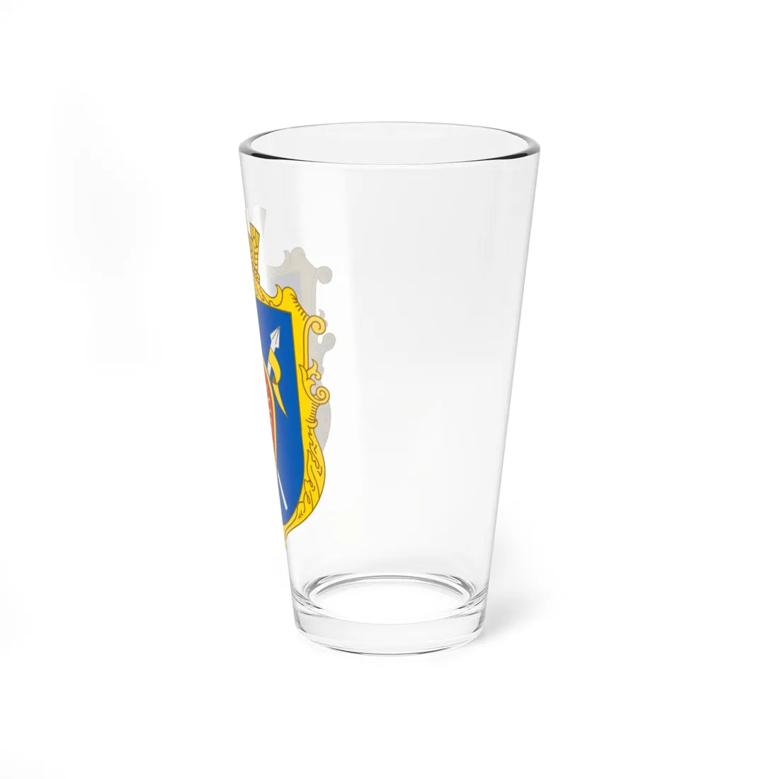 Coat of Arms of Horodyslavychi (Ukraine) (Coat of Arms) Pint Glass 16oz - Go Mug Yourself