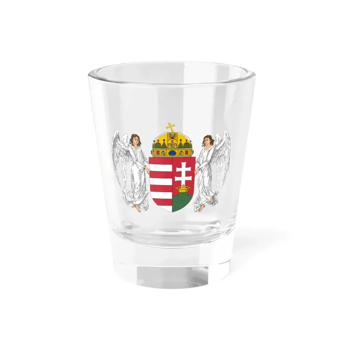 Coat of arms of Hungary (1896-1915) - Shot Glass 1.5oz 1.5oz - Go Mug Yourself