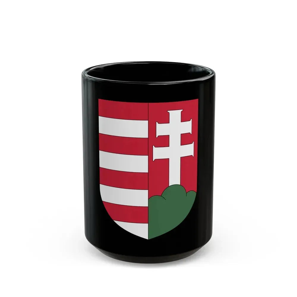 Coat of arms of Hungary (1918-1919) - Black Coffee Mug 15oz - Go Mug Yourself