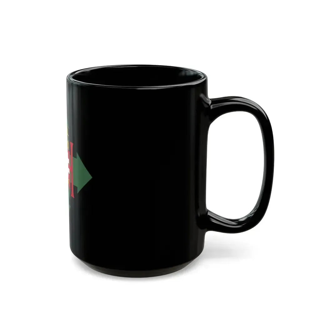 Coat of arms of Hungary (1945) - Black Coffee Mug - Go Mug Yourself