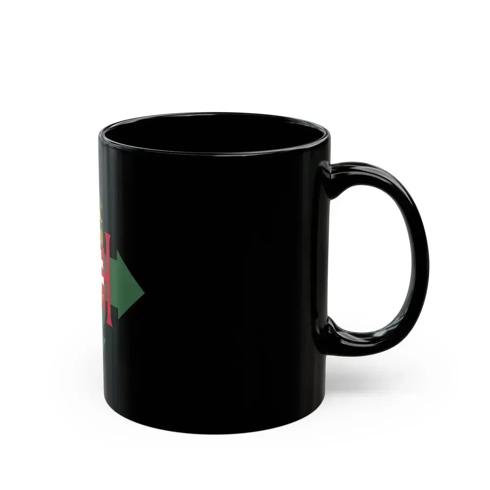 Coat of arms of Hungary (1945) - Black Coffee Mug - Go Mug Yourself