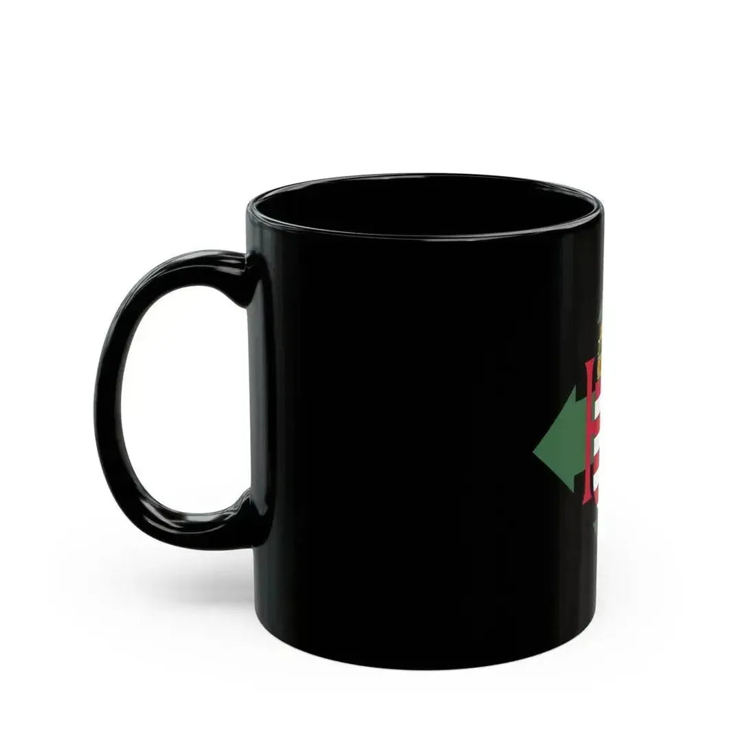 Coat of arms of Hungary (1945) - Black Coffee Mug - Go Mug Yourself