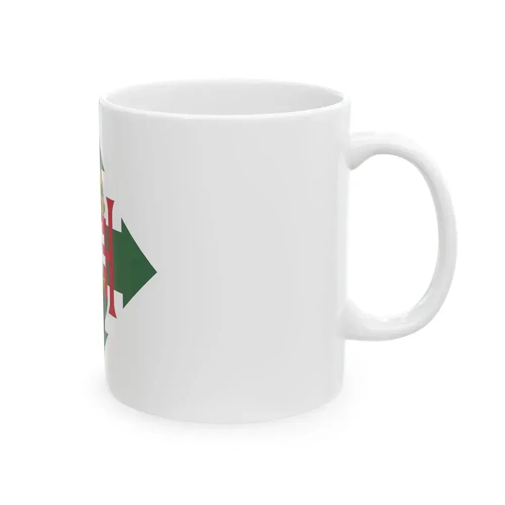 Coat of arms of Hungary (1945) - White Coffee Mug - Go Mug Yourself